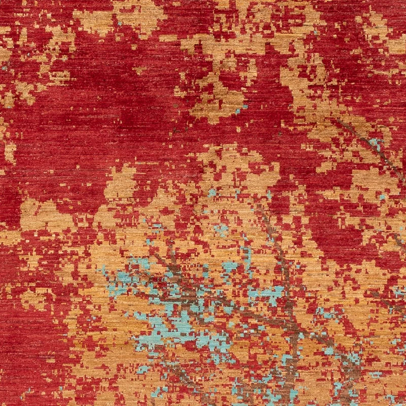 Designer Teppich 210x301cm - mehrfarbig