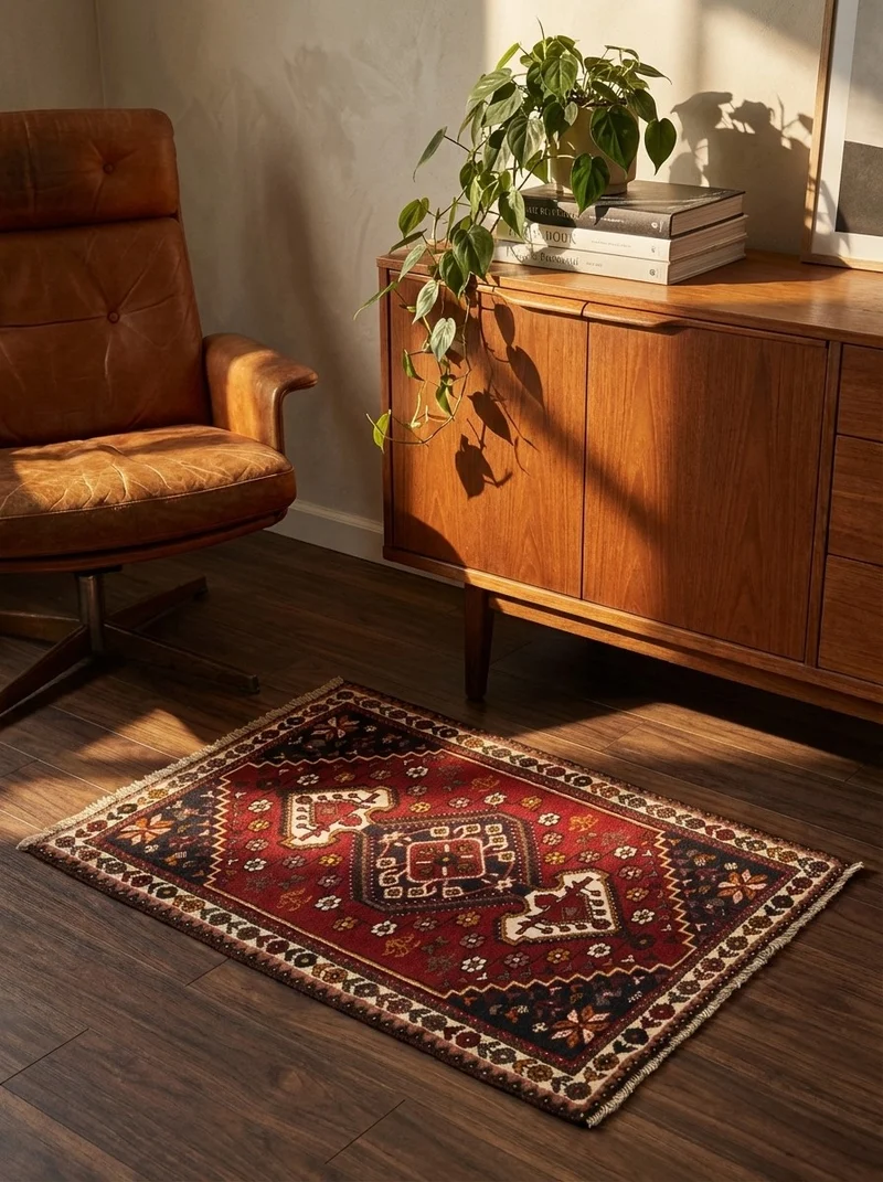 Gashgai · Handgeknüpft – Rot, 117x82 cm