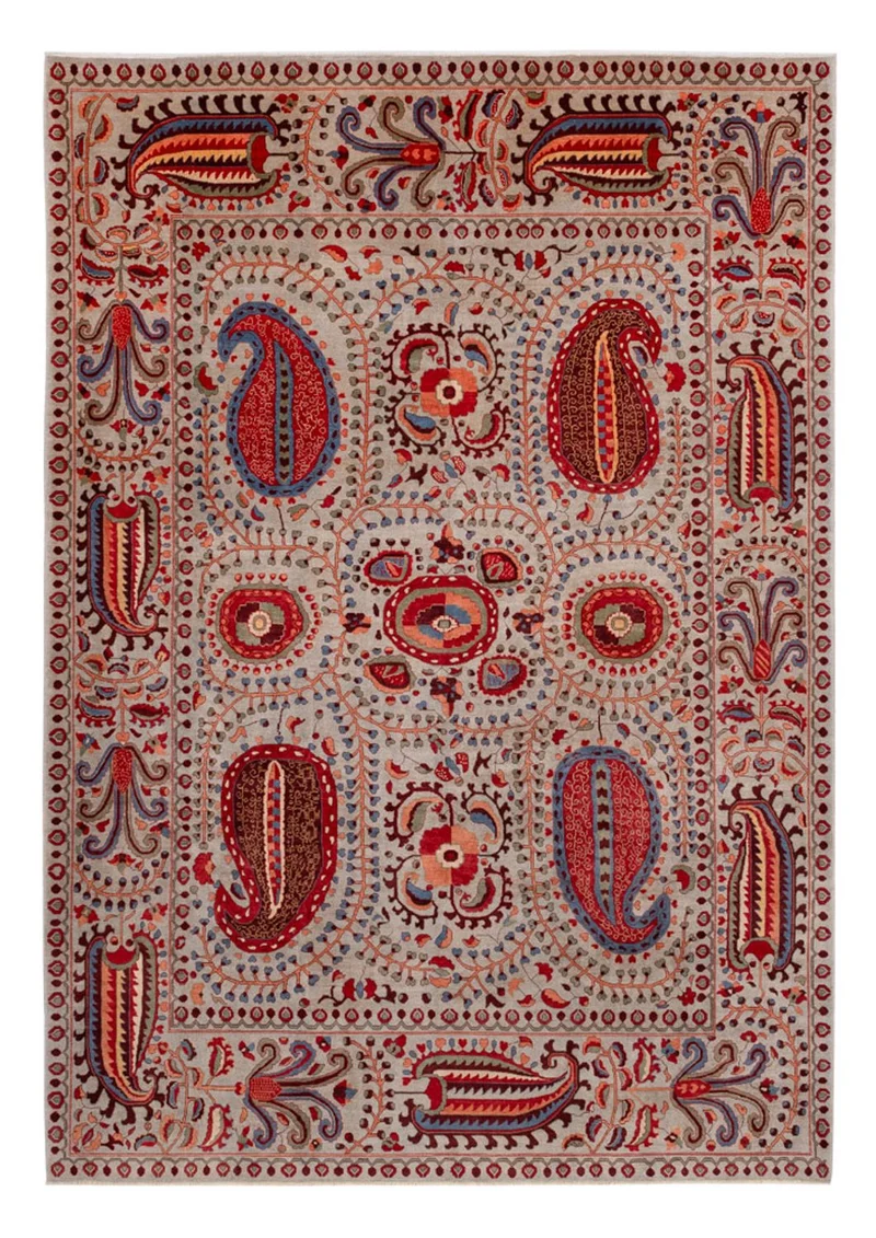 Designer Teppich 271x380cm - rot