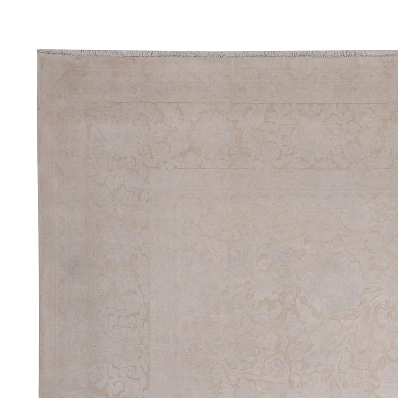 Designer Teppich 271x361cm - hellgrau