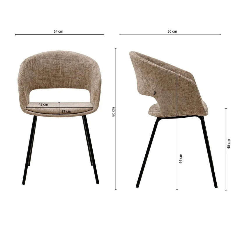 Esszimmerstuhl - Mette Beige