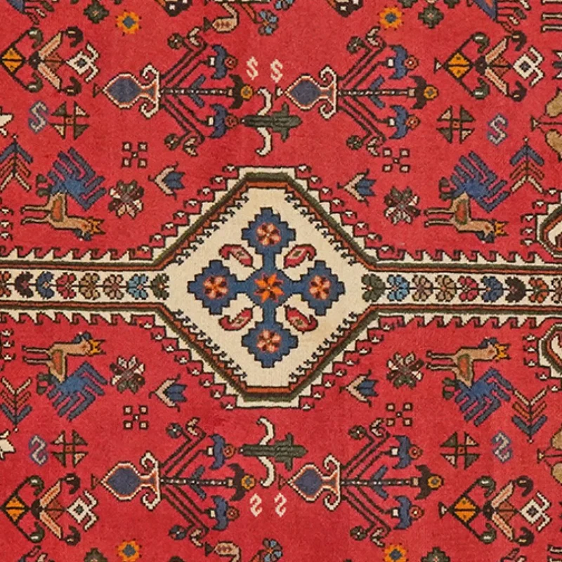 Nasrabad · Handgeknüpft – Rot, 153x100 cm