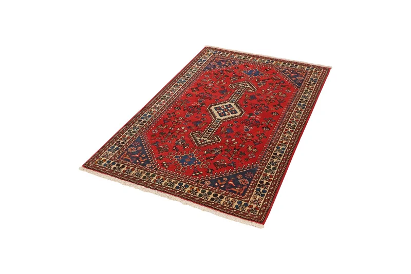 Nasrabad · Handgeknüpft – Rot, 153x100 cm