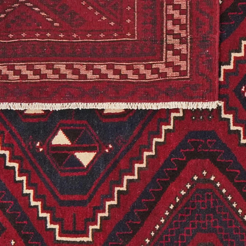 Lori · Handgeknüpft – Rot, 316x222 cm