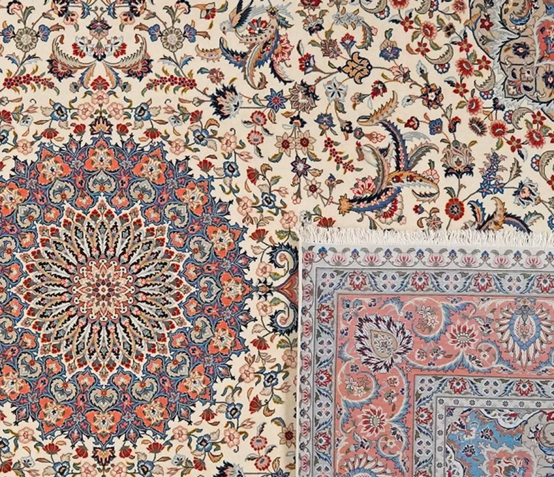Ilam · Handgeknüpft – Beige, 296x197 cm