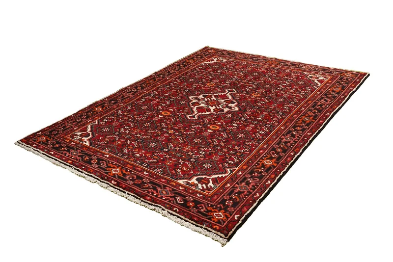 Hosseinabad · Handgeknüpft – Rot, 215x161 cm