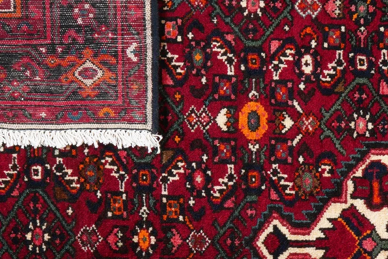 Hosseinabad · Handgeknüpft – Rot, 215x161 cm