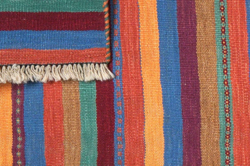 Kelim Gashgai · Handgewebt – Bunt, 199x61 cm