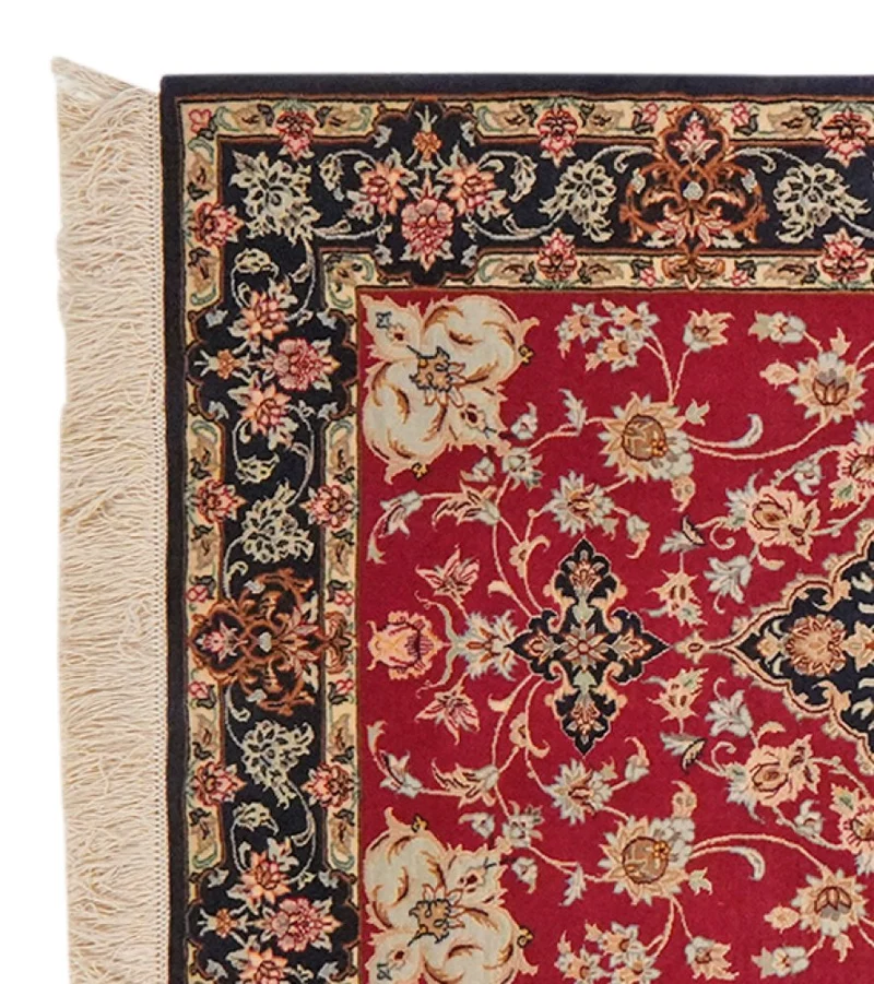 Isfahan · Handgeknüpft – Rot, 221x83 cm