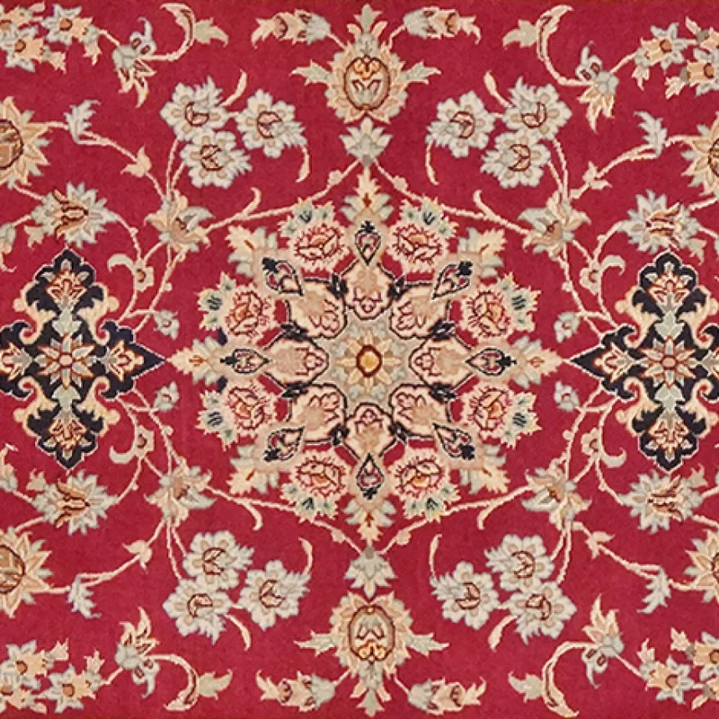 Isfahan · Handgeknüpft – Rot, 221x83 cm