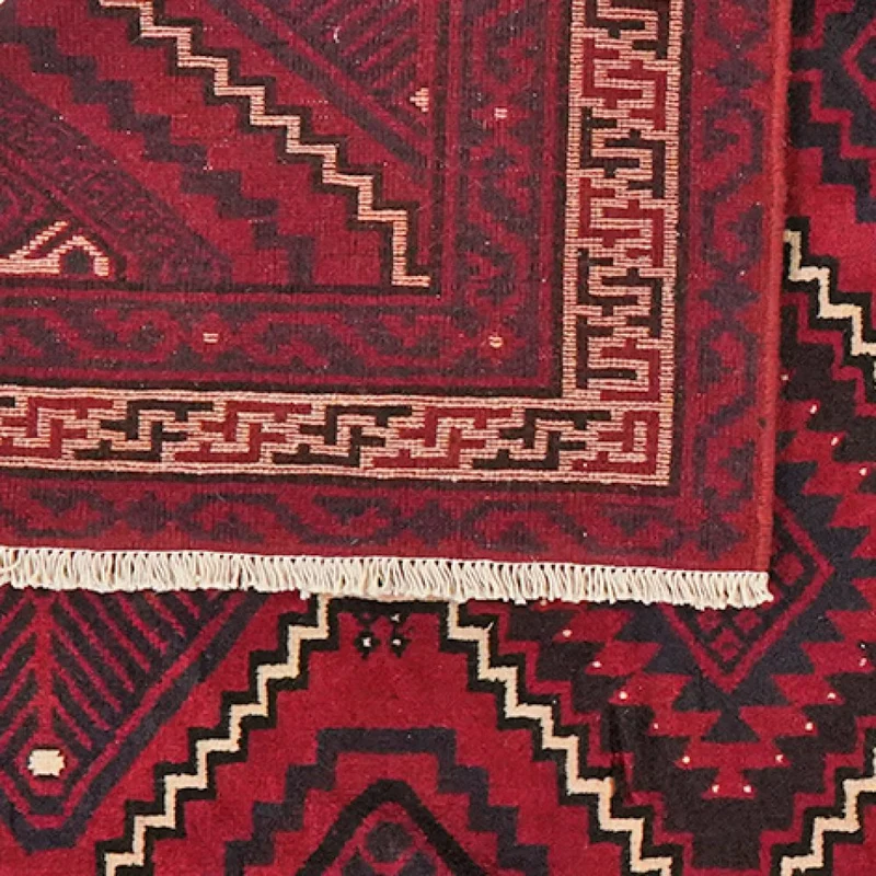 Lori · Handgeknüpft – Rot, 333x226 cm