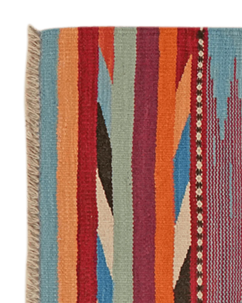 Kelim Gashgai · Handgewebt – Bunt, 203x67 cm