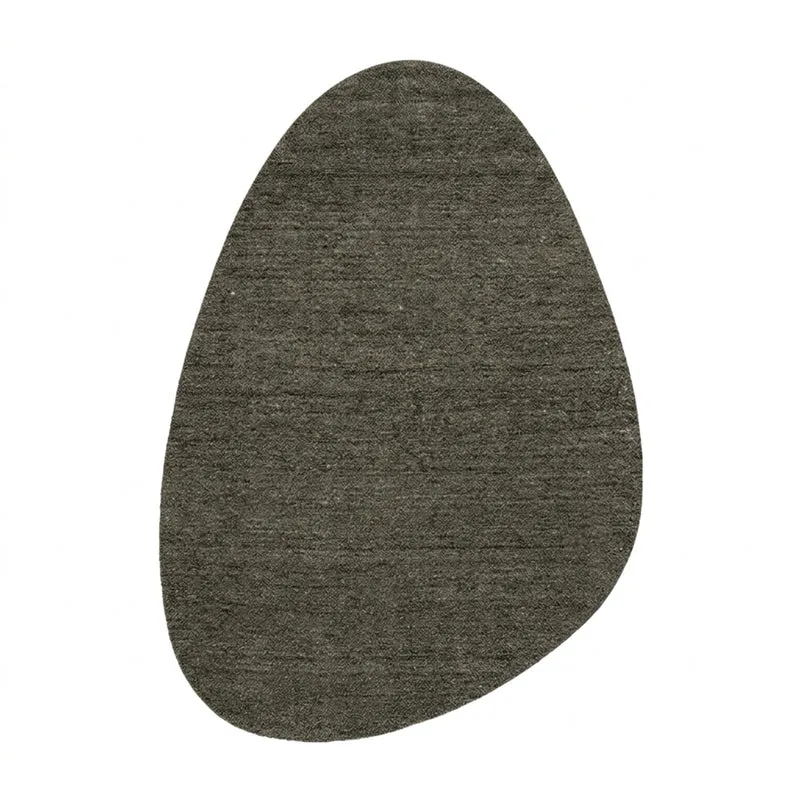Berberteppich - Aicha Pebble Dunkelgrün