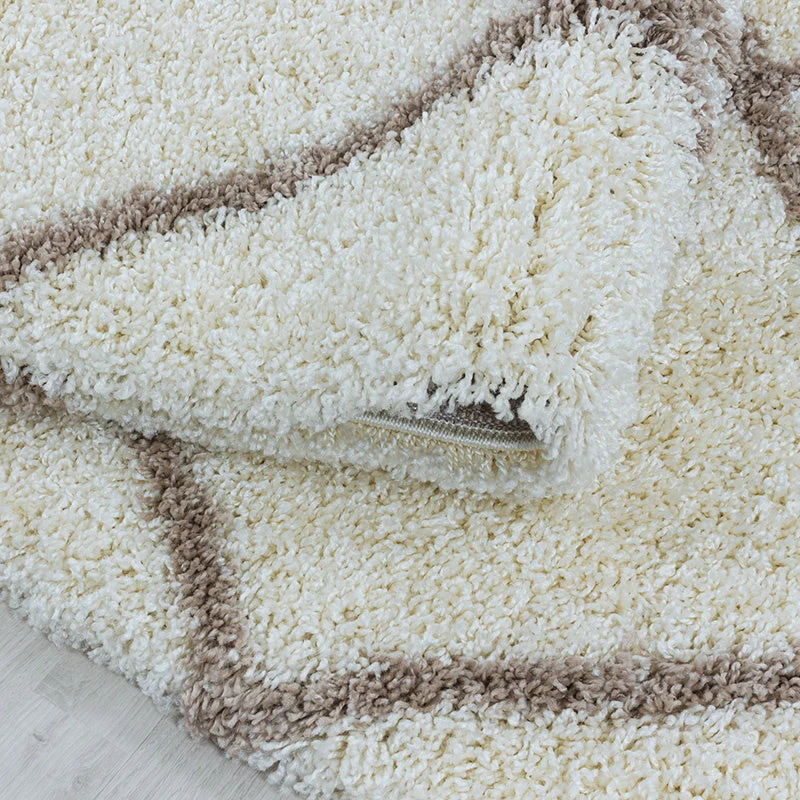 Berberteppich - Agadir Lines Creme Beige