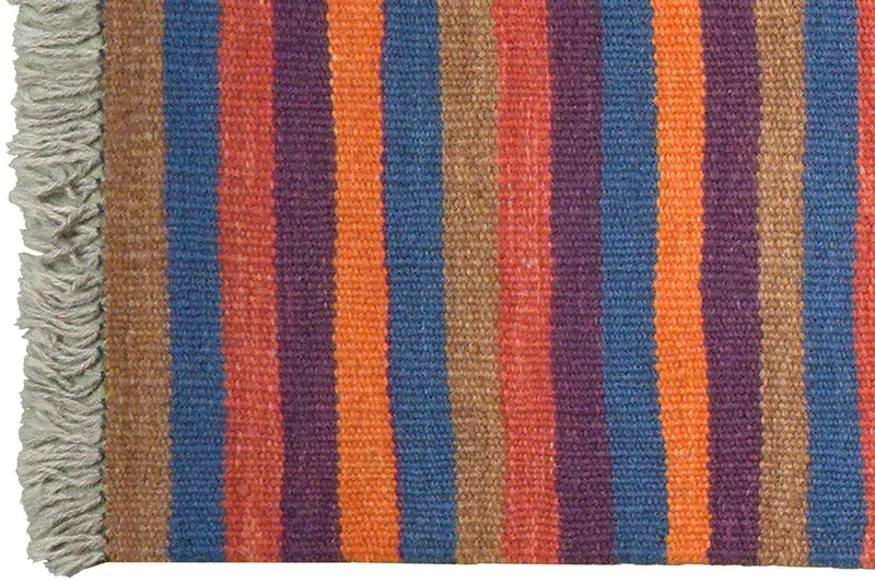 Kelim Gashgai · Handgewebt – Bunt, 193x65 cm