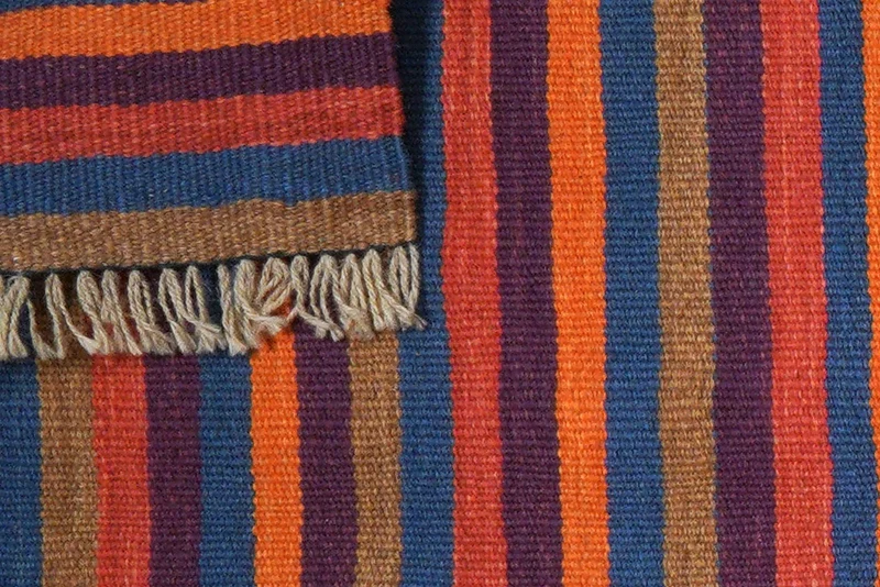 Kelim Gashgai · Handgewebt – Bunt, 193x65 cm