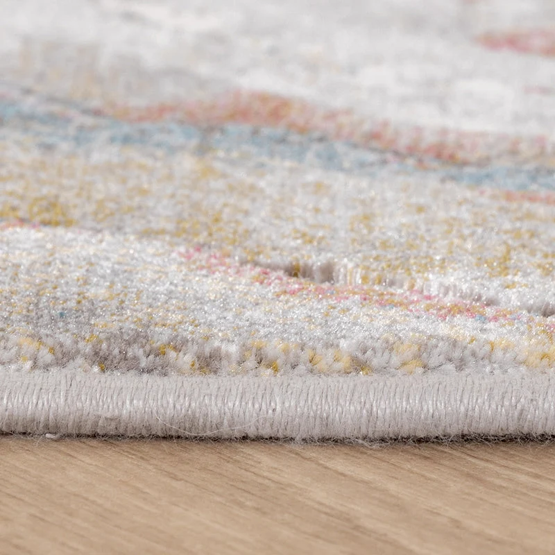 Teppich Abstrakt - Xavier Wave Blau Rot