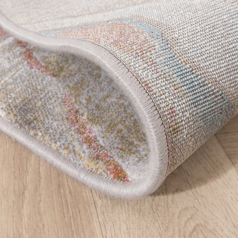 Teppich Abstrakt - Xavier Wave Blau Rot