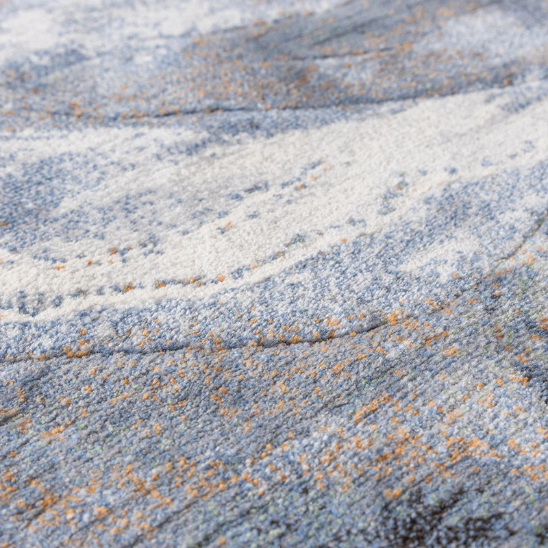 Teppich Abstrakt - Xavier Wave Blau Grau