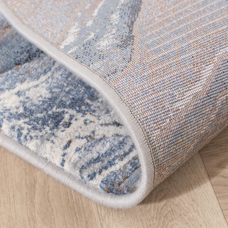 Teppich Abstrakt - Xavier Wave Blau Grau
