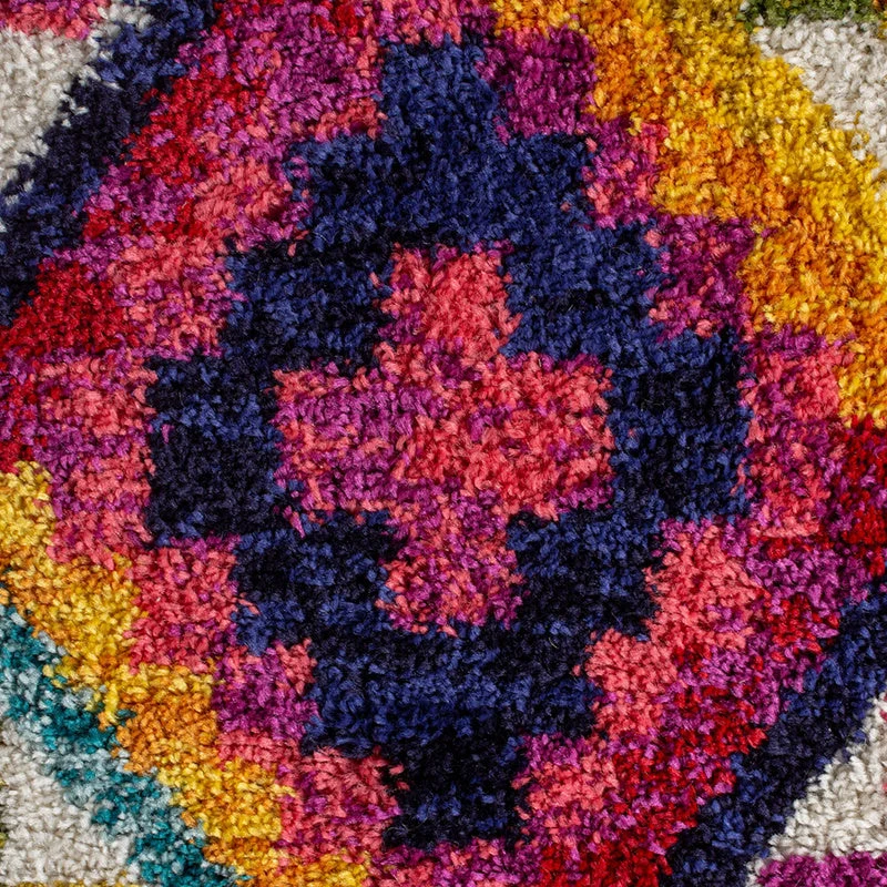 Farbenfroher Teppich - Monero Coyote Bunt
