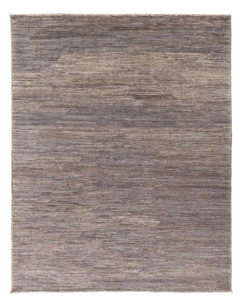 Berber Teppich 177x226cm - Wollteppich - grau