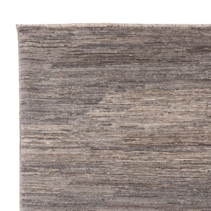 Berber Teppich 177x226cm - Wollteppich - grau