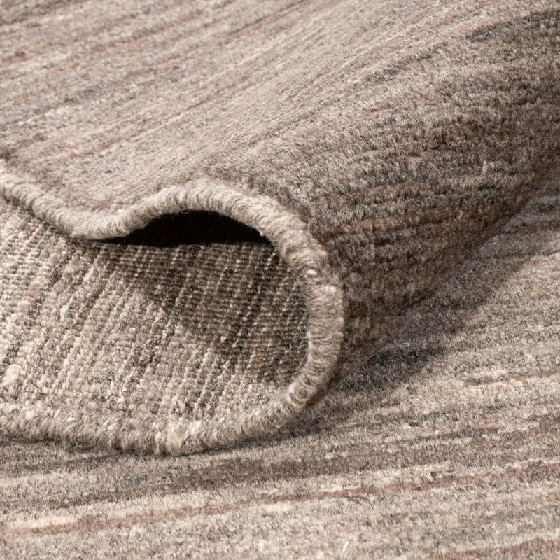 Berber Teppich 177x226cm - Wollteppich - grau
