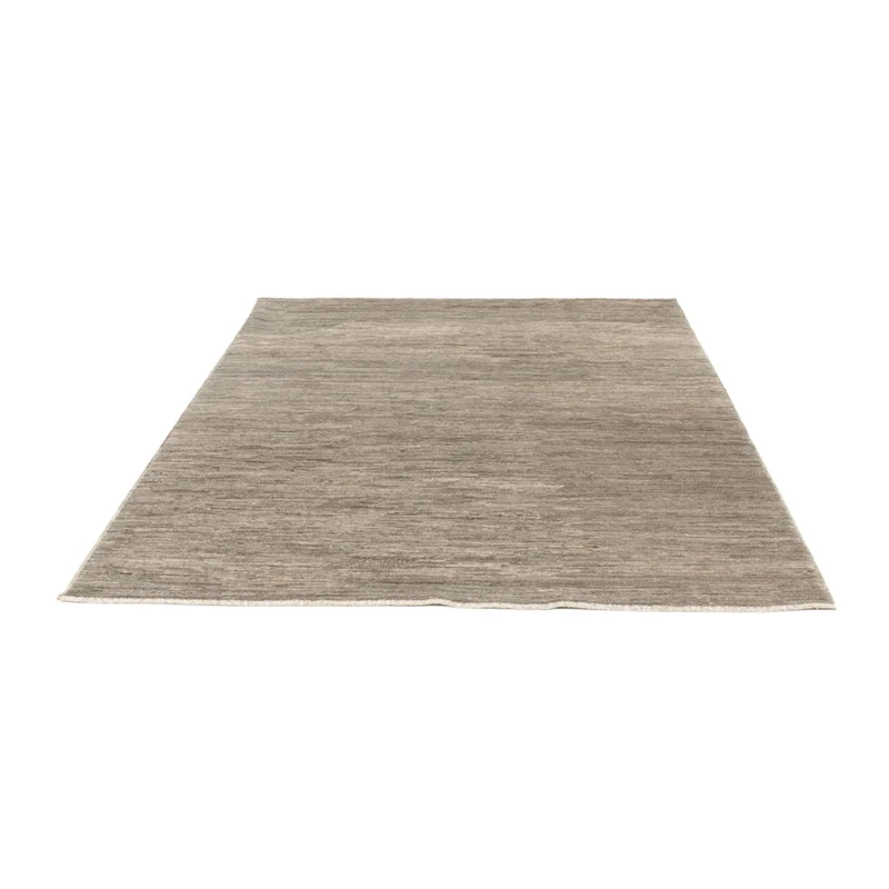 Berber Teppich 177x226cm - Wollteppich - grau