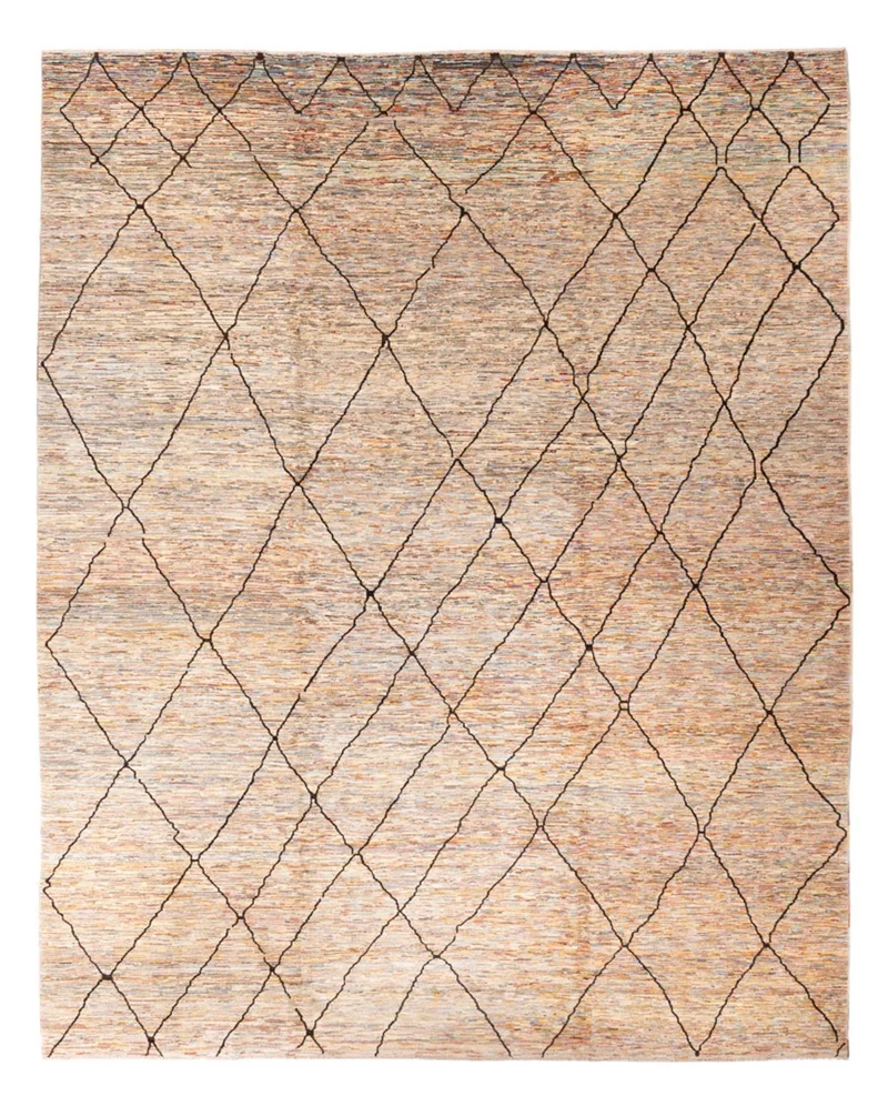 Berber Teppich 305x405cm - Wollteppich - beige