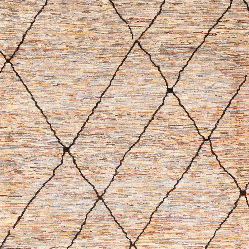 Berber Teppich 305x405cm - Wollteppich - beige