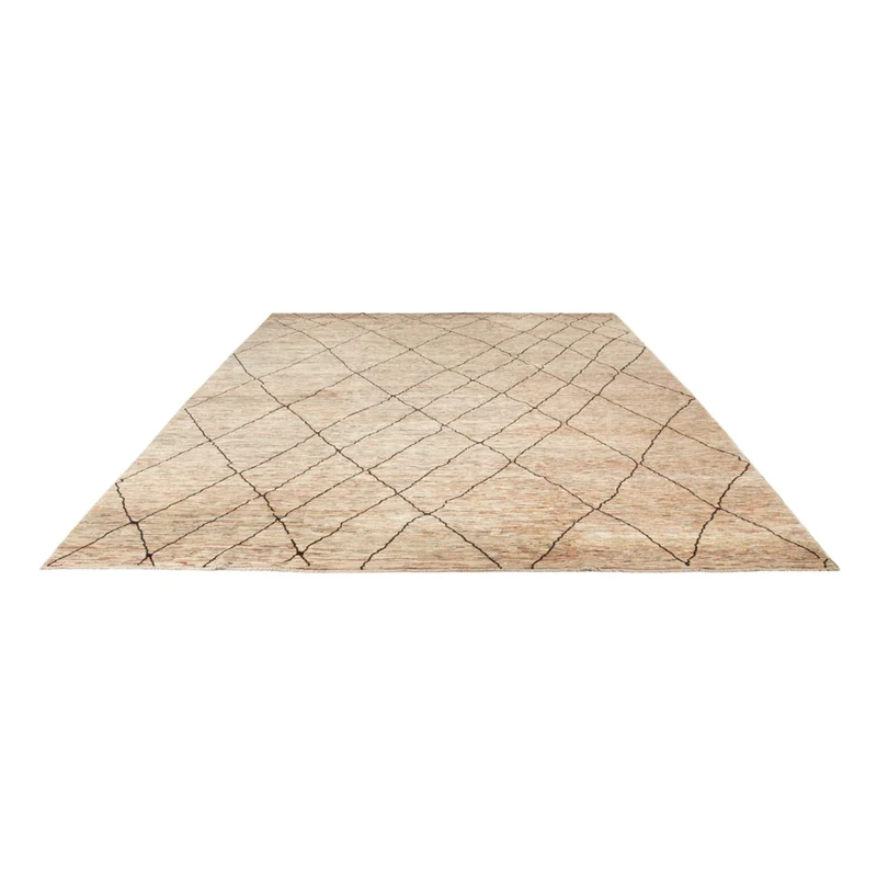 Berber Teppich 305x405cm - Wollteppich - beige