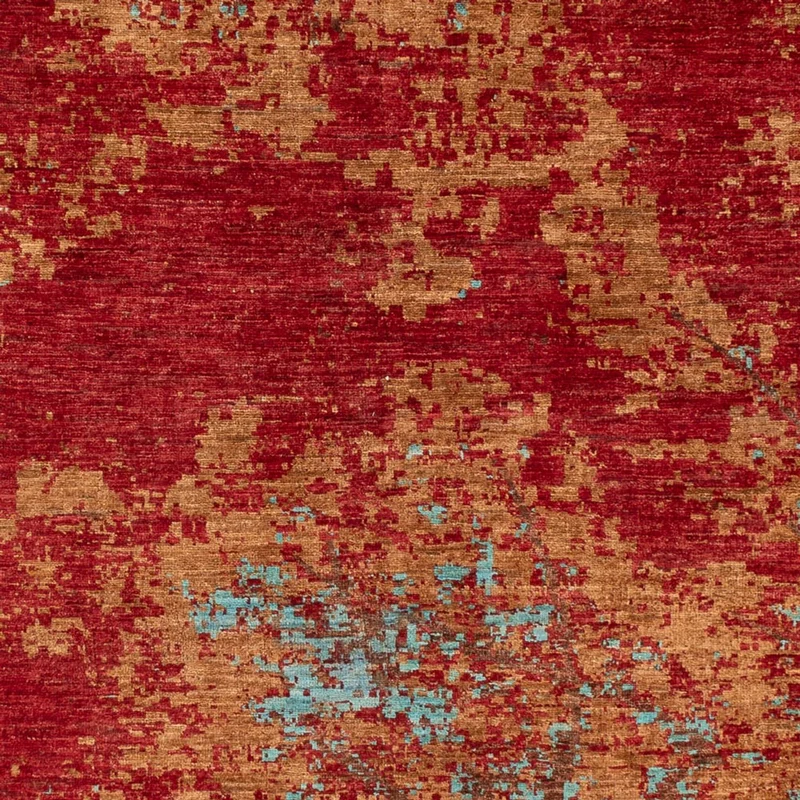 Designer Teppich 207x296cm - mehrfarbig