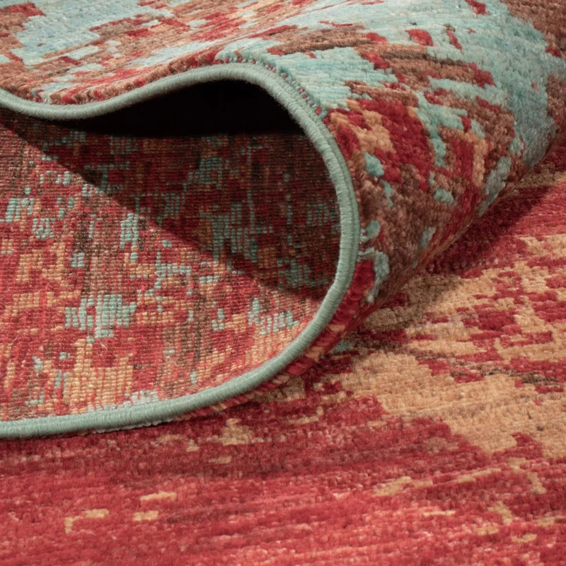 Designer Teppich 207x296cm - mehrfarbig