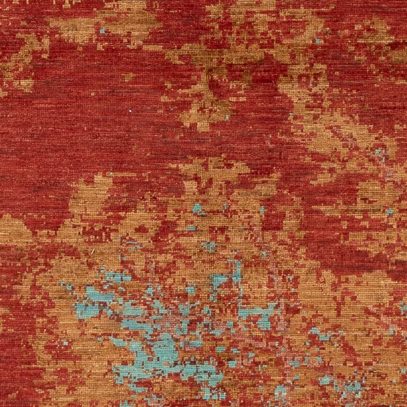 Designer Teppich 155x201cm - mehrfarbig