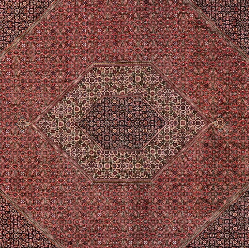 Bidjar · Handgeknüpft – Rot, 362x258 cm