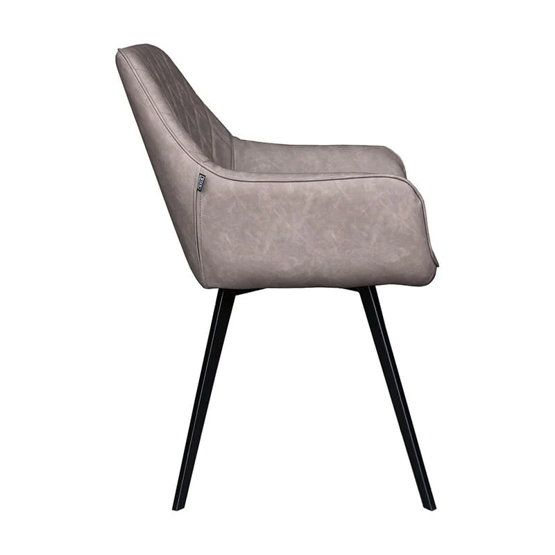 Esszimmerstuhl - Karl Grau/Beige