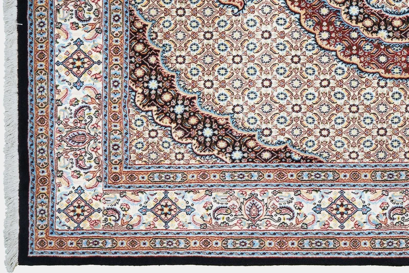 Moud Mahi · Handgeknüpft – Beige, 210x152 cm
