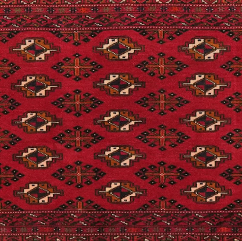 Belutch · Handgeknüpft – Rot, 70x131 cm
