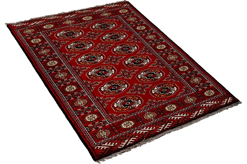 Turkman · Handgeknüpft – Rot, 150x103 cm