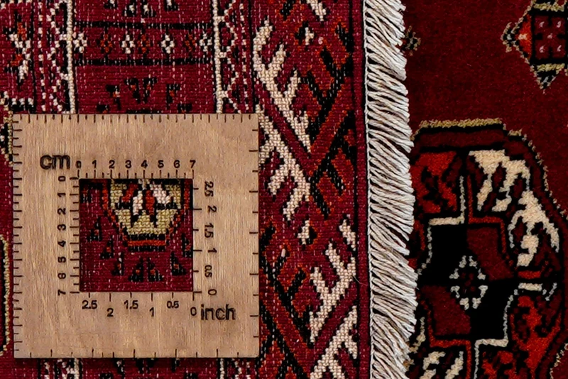 Turkman · Handgeknüpft – Rot, 150x103 cm