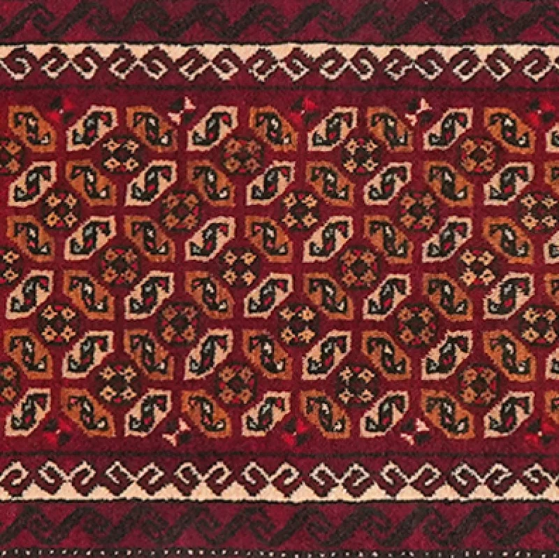 Belutch · Handgeknüpft – Rot, 100x59 cm