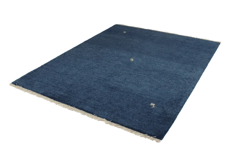 Gabbeh · Handgeknüpft – Blau, 200x152 cm