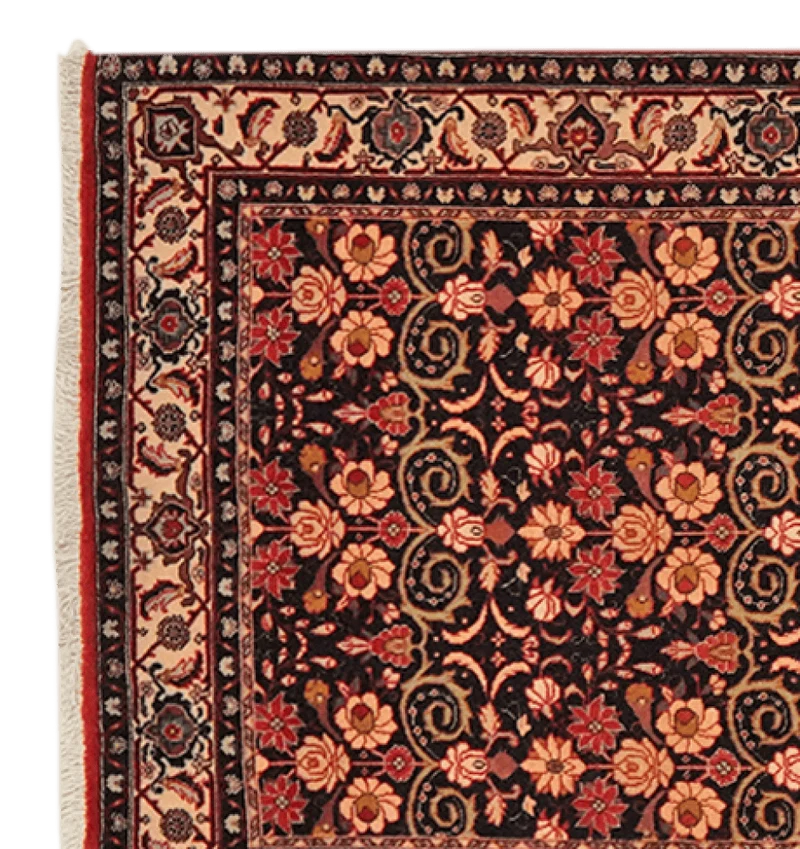 Bidjar Tekkab · Handgeknüpft – Blau, 324x96 cm
