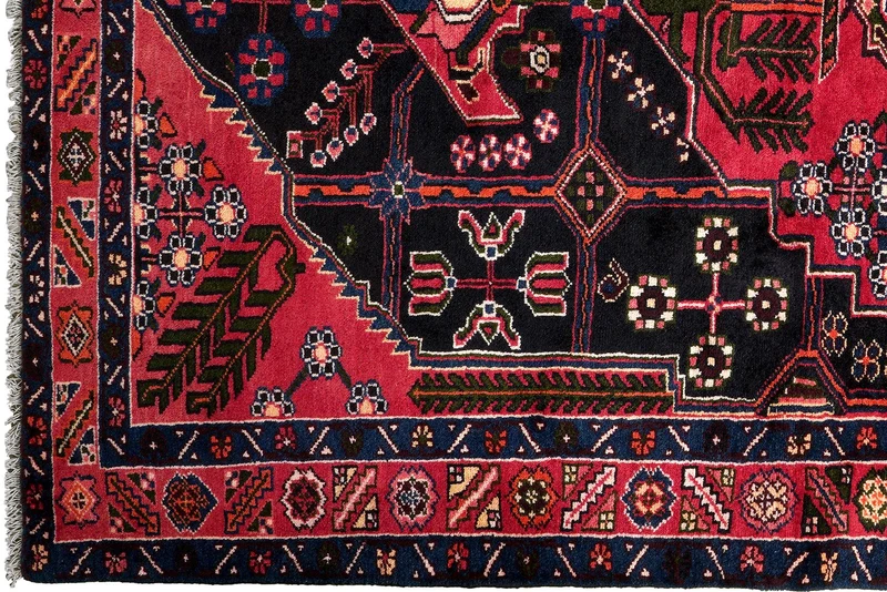 Shahsavan · Handgeknüpft – Schwarz, 227x154 cm