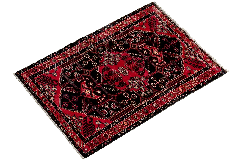 Shahsavan · Handgeknüpft – Schwarz, 227x154 cm