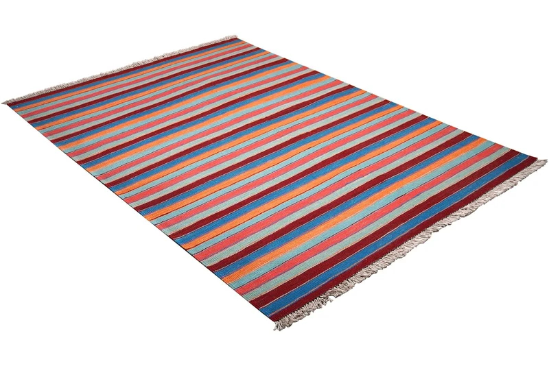 Kelim Gashgai · Handgewebt – Bunt, 187x131 cm