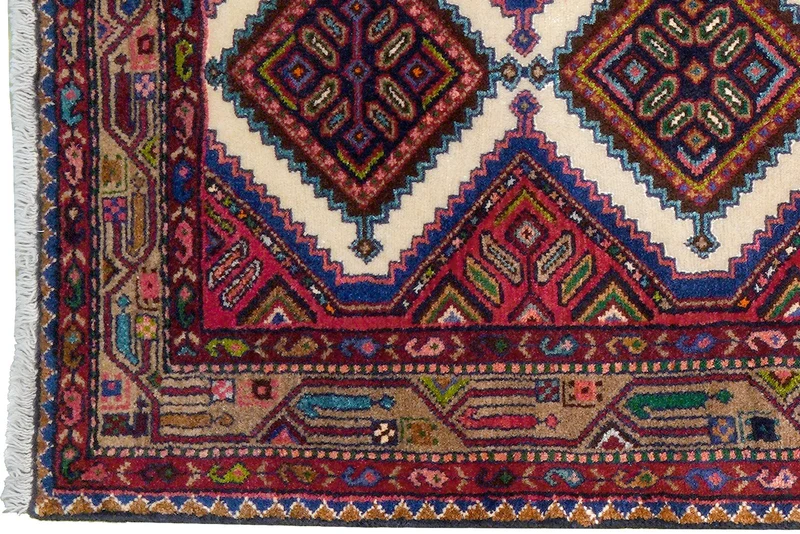 Zagheh · Handgeknüpft – Beige, 310x84 cm