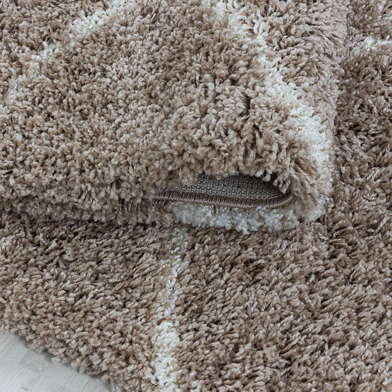 Berberteppich - Agadir Circle Beige Creme