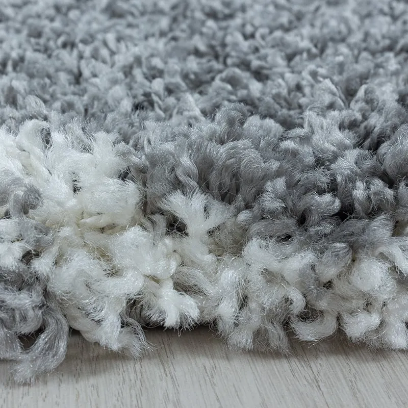 Berberteppich - Agadir Circle Grau Creme